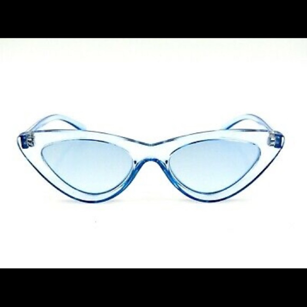 Adam Selman x Le Specs The Last Lolita Clear Blue